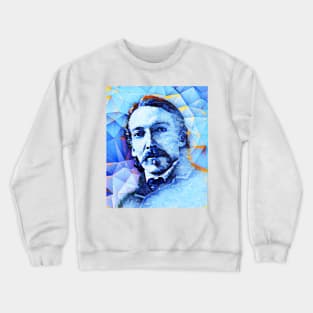 Robert Louis Stevenson Portrait | Robert Louis Stevenson Artwork | Robert Louis Stevenson Painting 11 Crewneck Sweatshirt